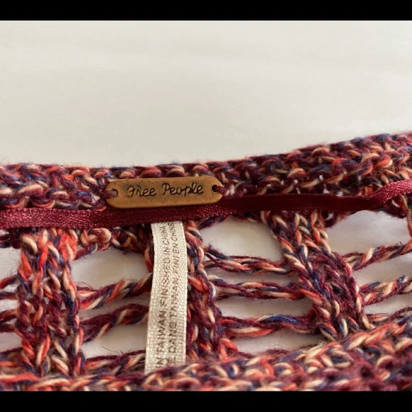Free People sweater, multi color, size M. - Picture 9 of 9